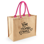 Jutetasche – You are my Heart – Bild 3