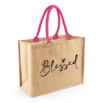 Jutetasche – Blessed – Bild 3