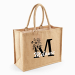 Personalisierte Jutetasche – Mit deinen Initialen – Bild 3