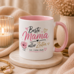 Liebevolle Tasse- Beste Mama aller Zeiten