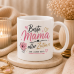Liebevolle Tasse- Beste Mama aller Zeiten – Bild 2