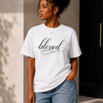 Inspirierendes T-Shirt - Blessed