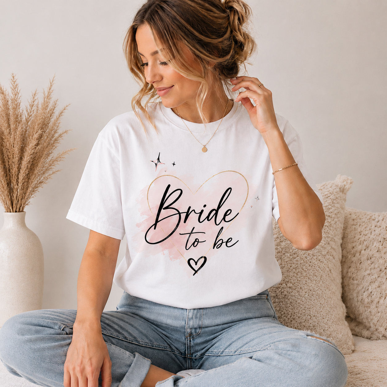 Bride to be tshirt girl blond Bride Collection – Bride to be – Bild 1