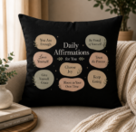Inspirierendes Kissen- Daily Affirmation – Bild 2