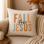 Inspirierendes Faith Kissen- Fall for Jesus