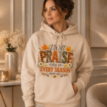 Inspirierender Hoodie- I will praise Him