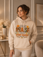 Inspirierender Hoodie- I will praise Him