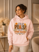 Inspirierender Hoodie- I will praise Him – Bild 2