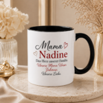 Liebevolle Tasse – Mama Personalisierbar – Bild 3