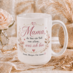 Liebevolle Tasse- Mama du bist