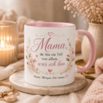 Liebevolle Tasse- Mama du bist – Bild 2