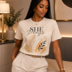 Inspirierendes T-Shirt- She prays