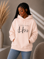 Inspirierender Hoodie- Already her Hoodie – Bild 2
