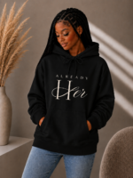 Inspirierender Hoodie- Already her Hoodie – Bild 3
