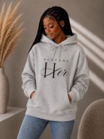 Inspirierender Hoodie- Already her Hoodie – Bild 4