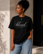 Inspirierendes T-Shirt - Blessed – Bild 2