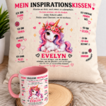 Inspirierendes Geschenkset –Meine Inspiration Einhorn- Personalisierbar