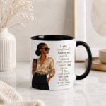 Inspirationstasse- I Am Confident- Afro – Bild 2