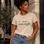 Inspirierendes T-Shirt - i am enough