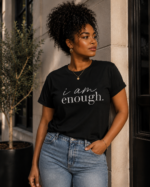 Inspirierendes T-Shirt - i am enough – Bild 2