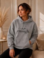 Inspirierender Hoodie- I am enough