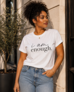 Inspirierendes T-Shirt - i am enough – Bild 3