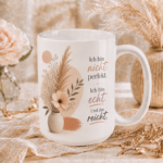 Inspirationstasse- Ich bin nicht perfekt – Bild 2