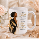 Inspirationstasse- Meine Stärke- Afro-Haare