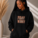 Inspirierender Hoodie- Pray more Hoodie