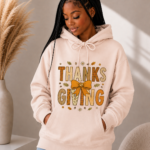 Inspirierender Hoodie- Thanksgiven Hoodie