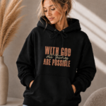 Inspirierender Hoodie- With God