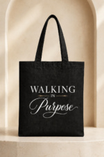 Inspirierende Tote Bag– Walking in Purpose – Bild 2